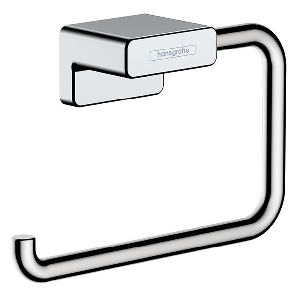 Бумаготримач без кришки Hansgrohe AddStoris (колір - хром) 41771000 41771000 &mdash; фото в Esantehnika
