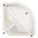 Душовий бокс Lidz Tani SB90x90.SAT.HIGH.FR Frost LTSB9090SATHIGHFR LTSB9090SATHIGHFR &mdash; фото в Esantehnika