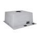 Lidz Handmade H5050HB Мойка для кухни интегрированная Decor Black PVD Honeycomb 2,5/0,5 мм LDH5050BDECPVD48369 LDH5050BDECPVD48369 &mdash; фото в Esantehnika