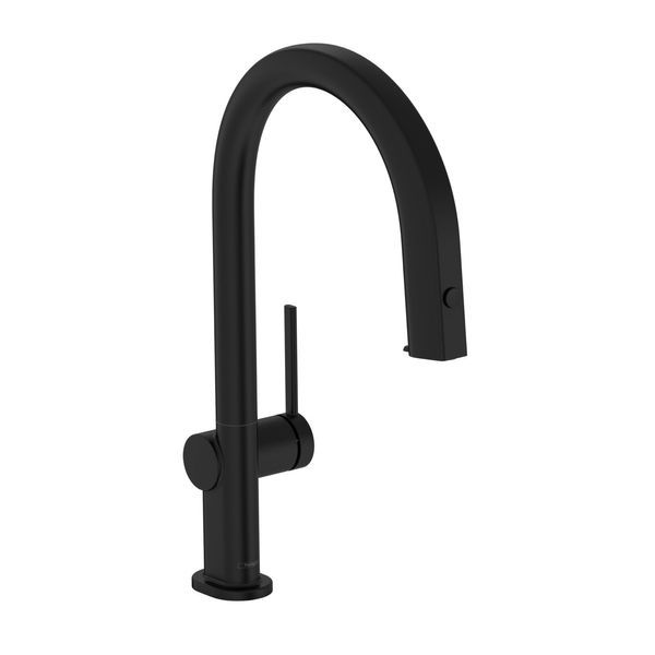 Змішувач для кухні Hansgrohe Aqittura M91 FilterSystem 210, 1jet (колір - чорний матовий) 76801670 76801670 &mdash; фото в Esantehnika
