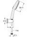 Душовий набір з тримачем, 2 режими струменя Grohe QuickFix Vitalio Comfort 110 (26399001) 26399001 &mdash; фото в Esantehnika