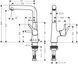 Смеситель для умывальника Hansgrohe Talis S 210 с донным клапаном, хром (72105000) 72105000 &mdash; фото в Esantehnika