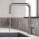 Смеситель кухонный Hansgrohe Talis M54 U 220, стальной (72806800) 72806800 &mdash; фото в Esantehnika