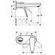 Смеситель для раковины Hansgrohe Novus (цвет - хром) 71127000 71127000 &mdash; фото в Esantehnika