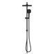 Душова система Grohe Tempesta System 250 Cube Flex з перемикачем, настінного монтажу, чорний матовий (269772431) 269772431 &mdash; фото в Esantehnika