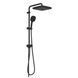 Душова система Grohe Tempesta System 250 Cube Flex з перемикачем, настінного монтажу, чорний матовий (269772431) 269772431 &mdash; фото в Esantehnika