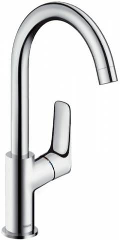 Змішувач для раковини, одноважільний Hansgrohe Logis (колір - хром), з донним клапаном 71130000 71130000 &mdash; фото в Esantehnika