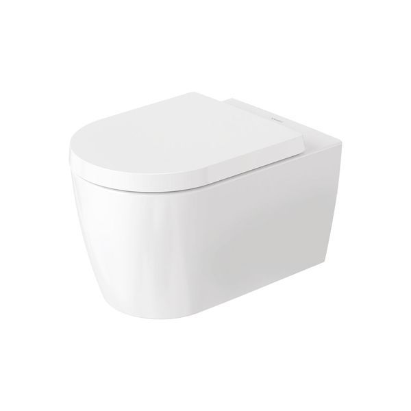 Унитаз подвесной Duravit ME by Starck в комплекте с сиденьем Soft Close (цвет - белый шелковисто-матовый) 2529092600+0020092600 2529092600+0020092600 &mdash; фото в Esantehnika