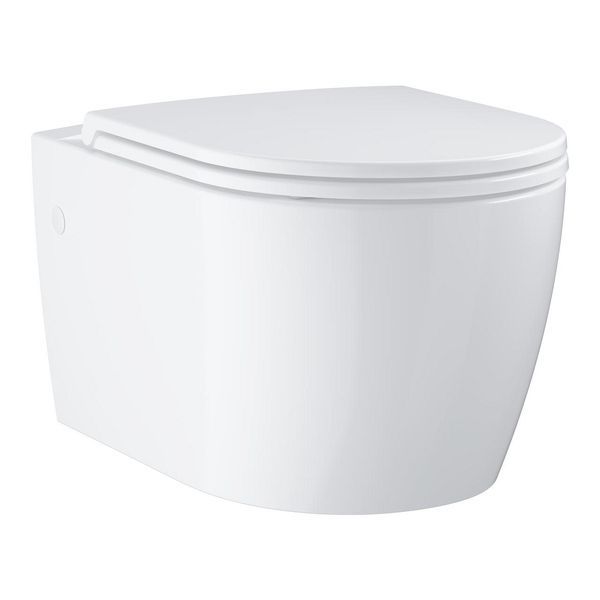 Унітаз підвісний Grohe Bau Ceramic Rimless з кришкою Soft-Close (103860SH00) 103860SH00 &mdash; фото в Esantehnika
