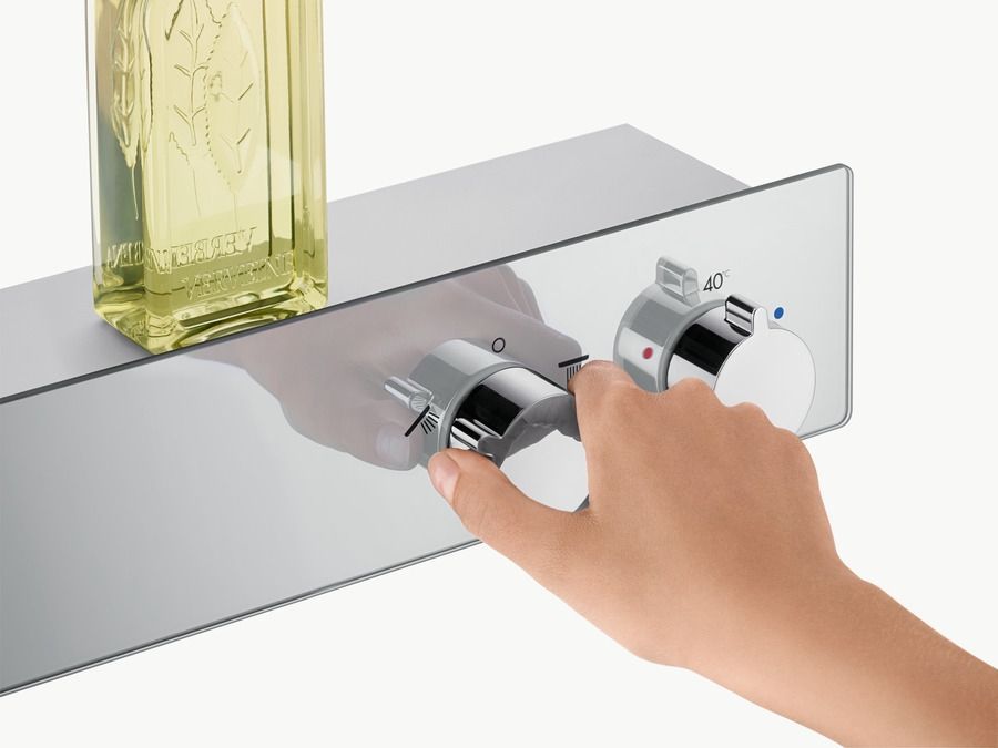 Термостат Hansgrohe ShowerTablet 600 (цвет - хром) 13108000 13108000 &mdash; фото в Esantehnika
