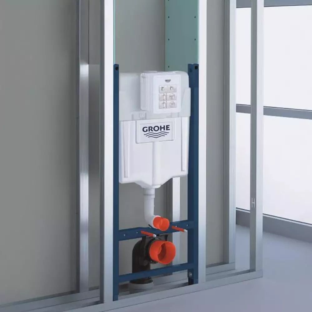 Система инсталляции для унитаза Grohe Rapid SL 4в1 + Клавиша смыва Grohe Skate Cosmopolitan (3884000G/38732KF0) 3884000G+38732KF0 &mdash; фото в Esantehnika