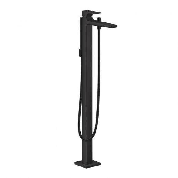 Змішувач для ванни для підлоги Hansgrohe Metropol (колір - чорний матовий) 32532670 32532670 &mdash; фото в Esantehnika