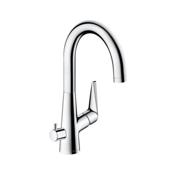 Змішувач для кухні Hansgrohe Talis S 220 із запірним вентилем, хром (72811000) 72811000 &mdash; фото в Esantehnika