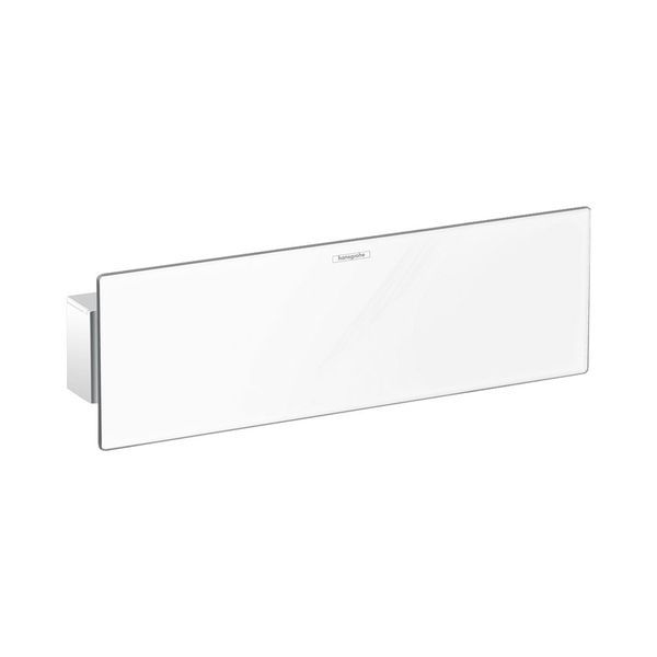 Шлангове з'єднання з тримачем Hansgrohe Porter 300 і полицею (колір - білий/хром) 26456400 26456400 &mdash; фото в Esantehnika