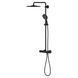 Душова система із термостатом GROHE Rainshower SmartActive із верхнім душем латунь чорна 22119KF0 22119KF0 &mdash; фото в Esantehnika