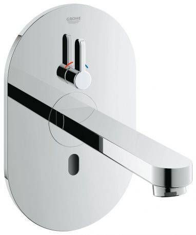Смеситель для раковины электронный сенсорный Grohe Eurosmart Cosmopolitan E хром 36315000 36315000 &mdash; фото в Esantehnika