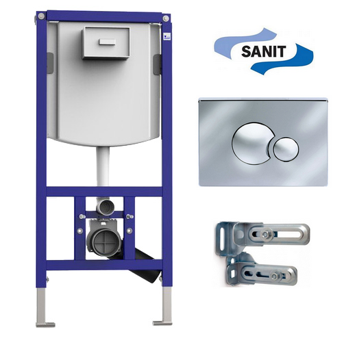 Інсталяція для унітазу SANIT Ineo Plus (4 в одному) 90.721.00.S002 90.721.00.S002 &mdash; фото в Esantehnika