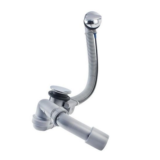Слив-перелив Hansgrohe Flexaplus (цвет - хром) 58143000 58143000 &mdash; фото в Esantehnika