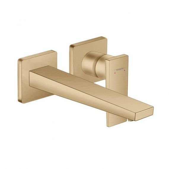 Змішувач для раковини настінний Hansgrohe Metropol (колір - бронза) 32526140 32526140 &mdash; фото в Esantehnika