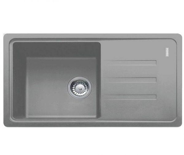 Мойка с сифоном гранит BSG 611-78 серый камень оборотная Franke 114.0575.041 114.0575.041 &mdash; фото в Esantehnika
