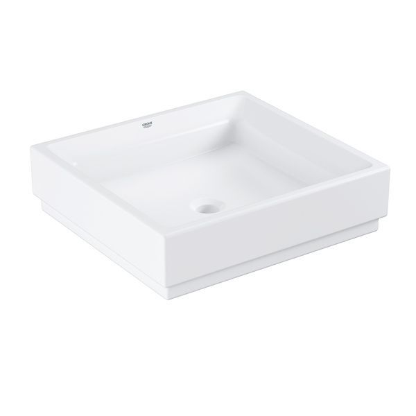 Раковина накладна на стільницю Grohe Cube Ceramic 50 х 47 см 3948100H 3948100H &mdash; фото в Esantehnika