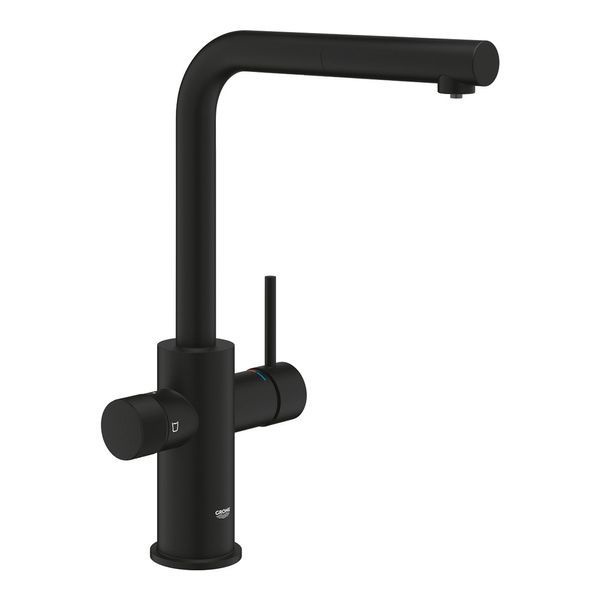 Змішувач для кухні Grohe Blue Pure Minta,чорний (30590KF0) 30590KF0 &mdash; фото в Esantehnika