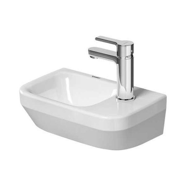 Умивальник підвісний Duravit DuraStyle 36х22 см отвір праворуч, білий (0713360000) 0713360000 &mdash; фото в Esantehnika