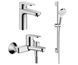 Набор смесителей для ванны 3 в 1 Hansgrohe Vernis Blend 20231000 (71585000, 71440000, 26555400) 20231000 &mdash; фото в Esantehnika