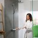 Душова система Hansgrohe Crometta S Showerpipe 240 1jet EcoSmart з термостатом 9 л/хв, хром (27268000) 27268000 &mdash; фото в Esantehnika