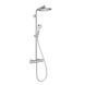 Душова система Hansgrohe Crometta S Showerpipe 240 1jet EcoSmart з термостатом 9 л/хв, хром (27268000) 27268000 &mdash; фото в Esantehnika