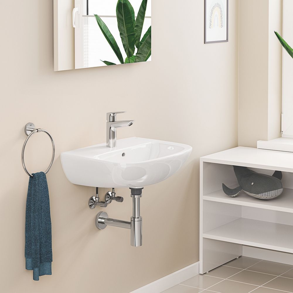Змішувач для раковини M-розміру Grohe QuickFix Start Edge (колір - хром) енергозбереження 23909001 23909001 &mdash; фото в Esantehnika