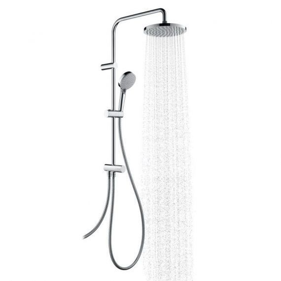 Душевая система Hansgrohe Vernis Blend Showerpipe Reno 220 хром 26272000 26272000 &mdash; фото в Esantehnika