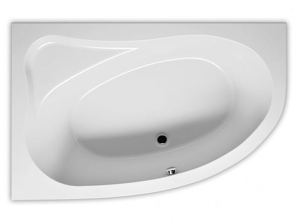 Ванна акрилова асиметрична Riho Lyra 140x80 права (B019001005) BA6500500000000 B019001005 &mdash; фото в Esantehnika