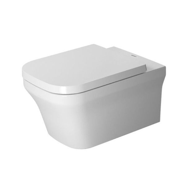 Унитаз подвесной Rimless (безободковый) Duravit P3 Comforts в комплекте с сиденьем Soft Close 2561090000+0020390000 2561090000+0020390000 &mdash; фото в Esantehnika