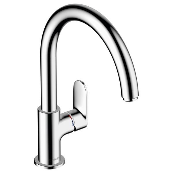 Змішувач для кухні Hansgrohe Vernis Blend (колір - хром), з поворотним виливом 71870000 71870000 &mdash; фото в Esantehnika