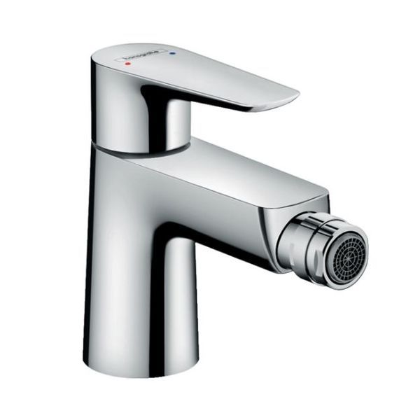 Змішувач для біде, одноважільний Hansgrohe Talis E (колір - хром), з донним клапаном push-open 71721000 71721000 &mdash; фото в Esantehnika