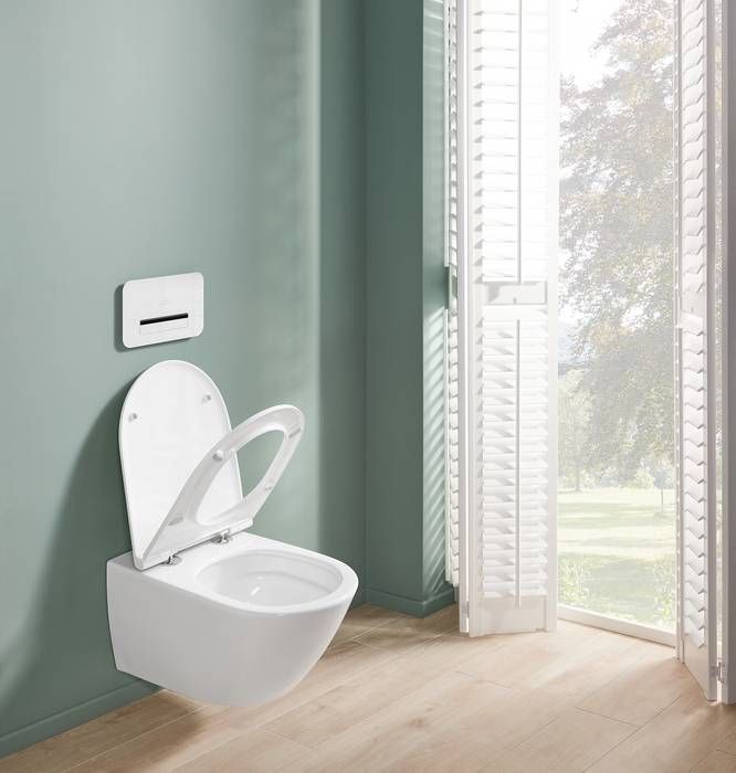 Унітаз підвісний TwistFlush (безободковий) Villeroy&Boch Subway 3.0 у комплекті з сидінням Slim Soft Close 4670T901 4670T901 &mdash; фото в Esantehnika