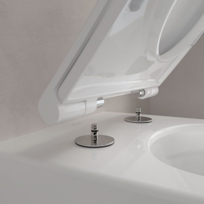 Унітаз підвісний TwistFlush (безободковий) Villeroy&Boch Subway 3.0 у комплекті з сидінням Slim Soft Close 4670T901 4670T901 &mdash; фото в Esantehnika