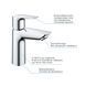 Змішувач для раковини M-розміру Grohe QuickFix Start Edge (колір - хром) енергозбереження 23909001 23909001 &mdash; фото в Esantehnika