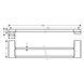 Рушникотримувач Hansgrohe AddStoris подвійний 62,6/64,8x12,4 см, Chrome (41743000) 41743000 &mdash; фото в Esantehnika