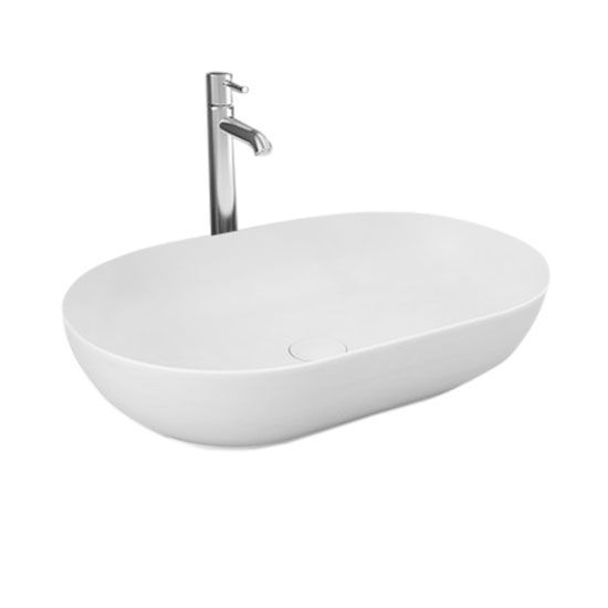 Раковина накладна на стільницю Rak Ceramics Feeling 55 x 35 см, білий матовий FEECT5500500A FEECT5500500A &mdash; фото в Esantehnika