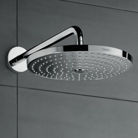 Верхний душ с тропическим душем Hansgrohe Raindance Select S хром 27378000 27378000 &mdash; фото в Esantehnika