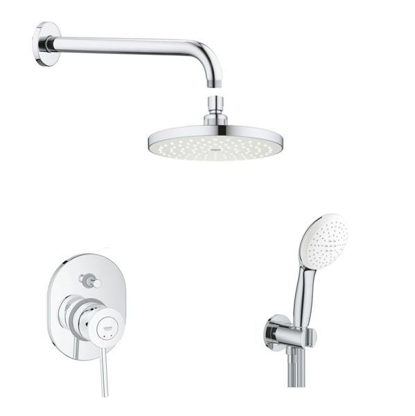 Душевая система скрытого монтажа Grohe Grohe BauClassic (29047000_27541001_28576000_26406003) 29047000+27541001+28576000+26406003 &mdash; фото в Esantehnika