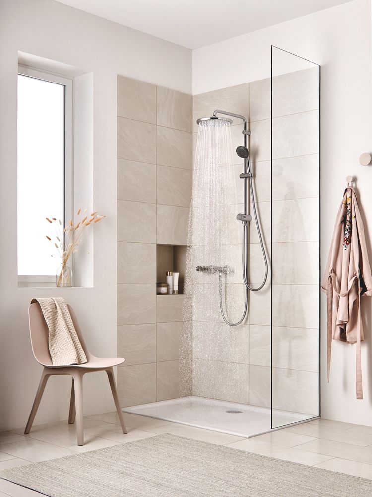 Термостат для душа Grohe QuickFix Precision Trend New (цвет - хром) 34229002 34229002 &mdash; фото в Esantehnika