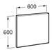 Зеркало настенное квадратное Roca Victoria Basic 60х60 A812326406 A812326406 &mdash; фото в Esantehnika
