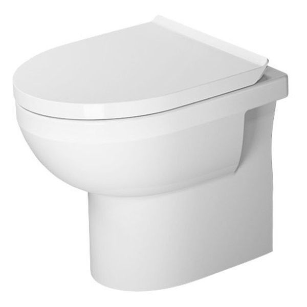 Унитаз напольный с крышкой Duravit DuraStyle Basic Rimless, белый (41840900A1) 41840900A1 &mdash; фото в Esantehnika