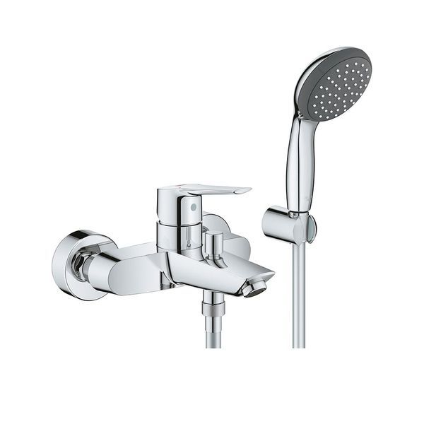Змішувач для ванної з душовим набором Grohe QuickFix Start (колір - хром) 23413002 23413002 &mdash; фото в Esantehnika