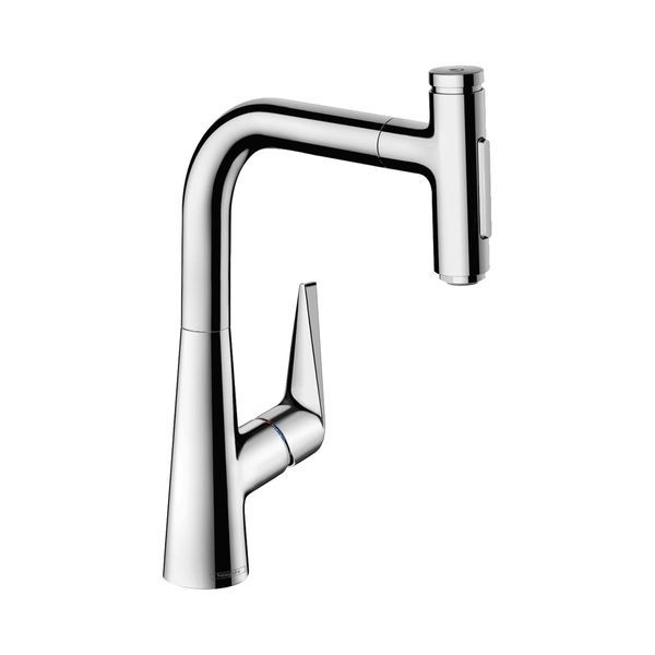 Кухонний змішувач 220, з витяжним душем, 2jet Hansgrohe Talis Select M51 (колір - хром) 72824000 72824000 &mdash; фото в Esantehnika