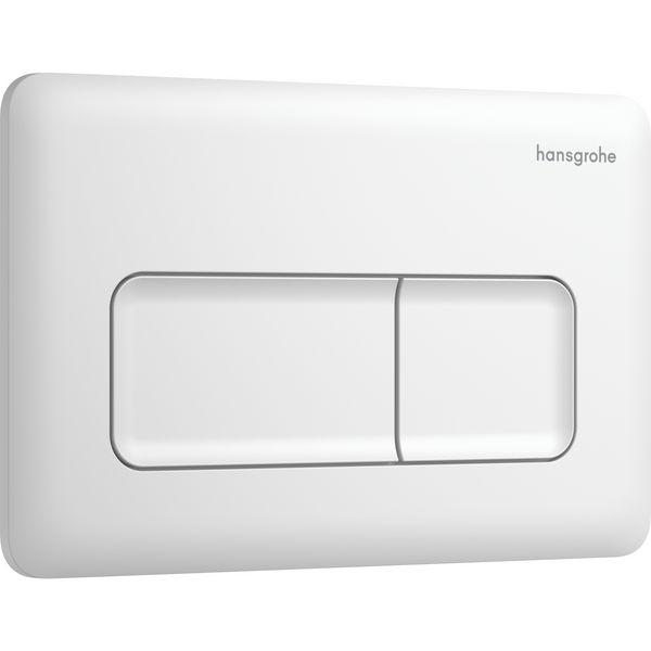 Кнопка змиву Hansgrohe iFrame Original Q Matt White 66001700 (біла матова) 66001700 &mdash; фото в Esantehnika