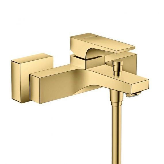 Змішувач для ванни для підлоги Hansgrohe Metropol (колір - поліроване золото) 32540990 32540990 &mdash; фото в Esantehnika